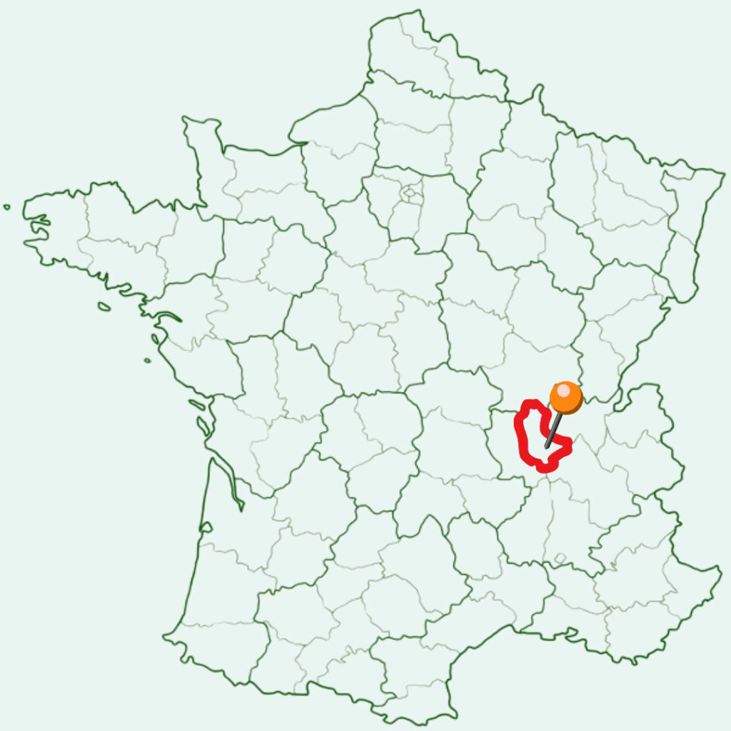 carte france lyon