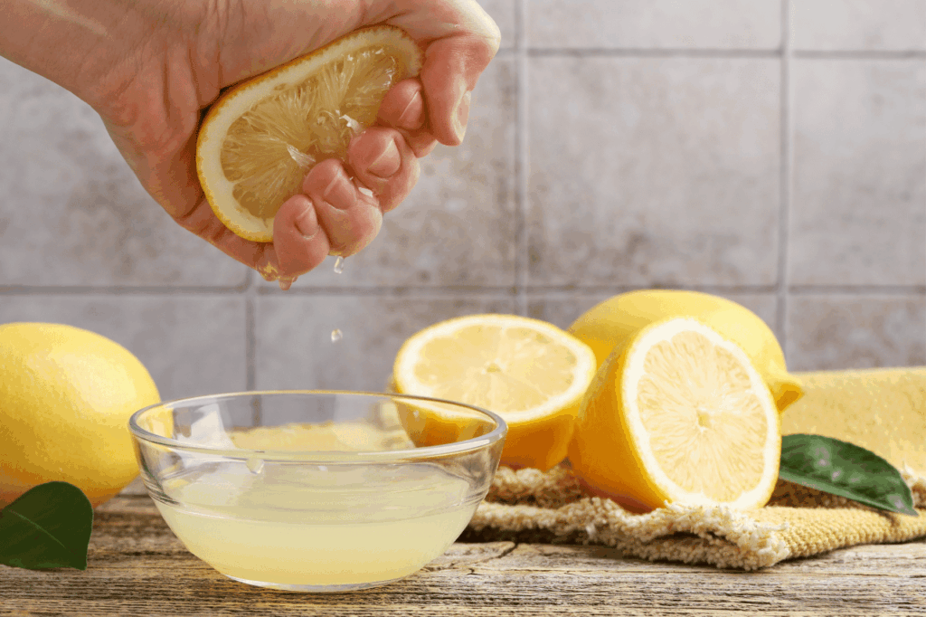 Jus de citron comme nettoyant et désodorisant
